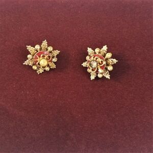 2 Vintage Star Pins 1950s Jewelry Mid Century Pins